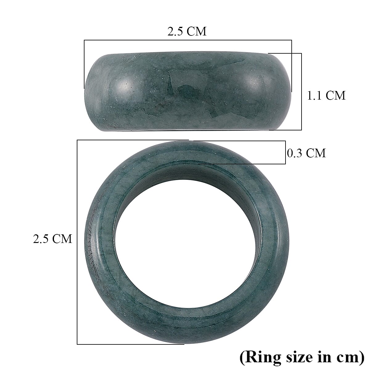 Very Rare- Guatemala Natural Type A Olmec Blue Jadeite Ring 26 ct. Very Rare- Guatemala Natural Type A Olmec Blue Jadeite Ring 26 ct.