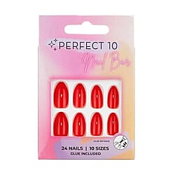 Instant Gloss Pre-Glued False Nails Pack - 24 Pieces