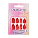 Instant Gloss Pre-Glued False Nails Pack - 24 Pieces