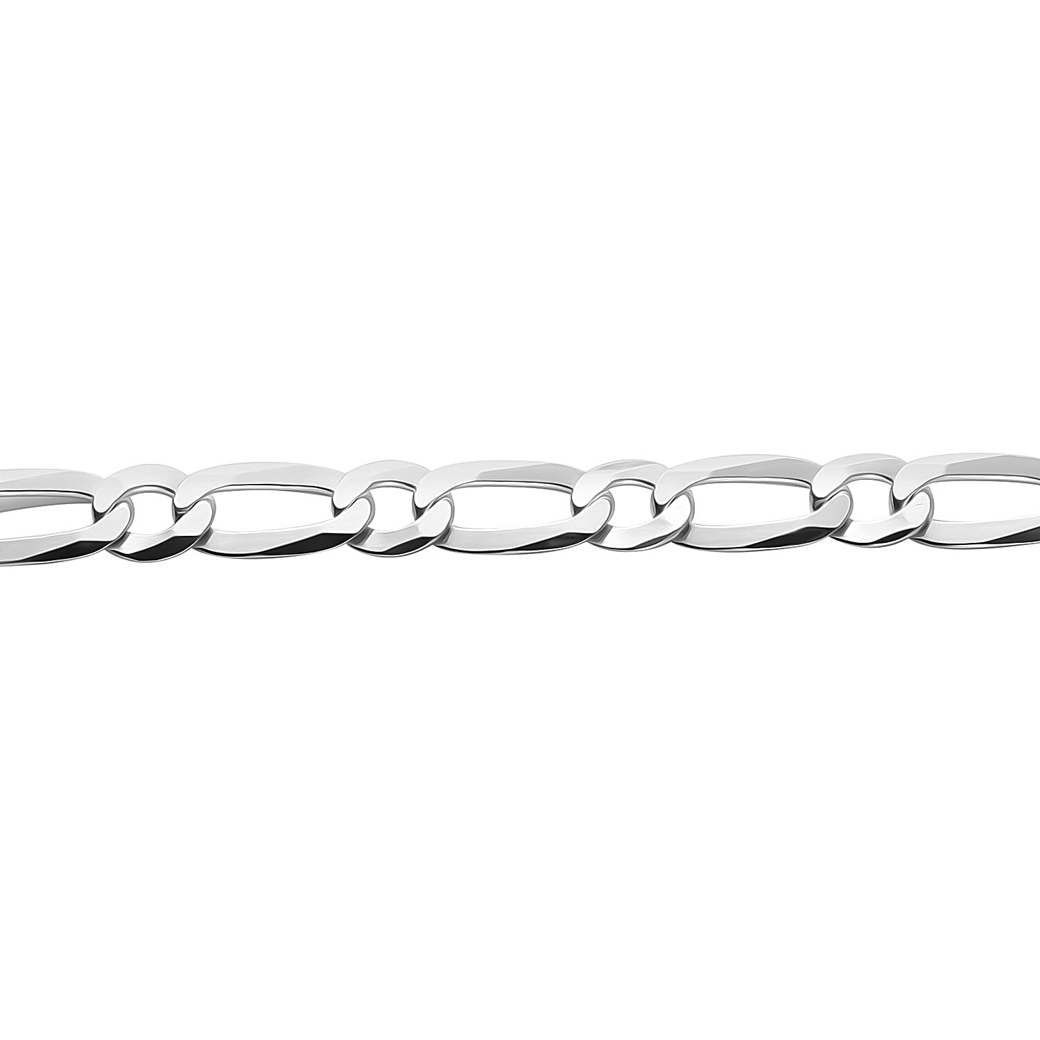 Sterling Silver Bracelet (Size - 7.5) with Lobster Clasp 