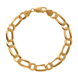 Bracelet (Size - 7.5) with Lobster Clasp in Yellow Gold Plated Sterling Silver