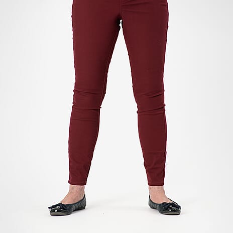 AVON Cotton Jegging - Burgundy (Size 12 - 14)