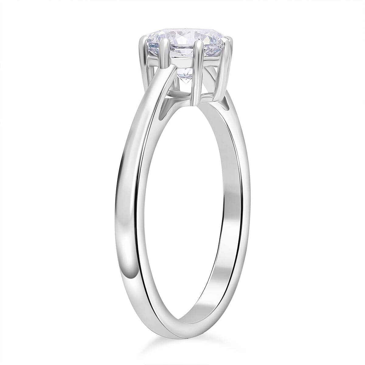 Luxuriant Diamond 950 Platinum Lab Grown Diamond (VS-G-H) Ring 2.0 Ct, Platinum Wt. 4.78 Gms