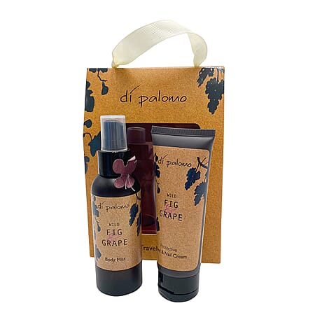 Di Palomo Fig and Grape Luxury Travel Collection (Includes Body Mist 60mland  Hand and Nail Cream 30ml)