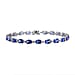 Tanzanite Link Bracelet in 14K Yellow Gold