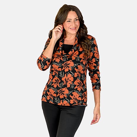 Classic  Top - Black Multi