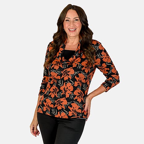 Classic  Top - Black Multi