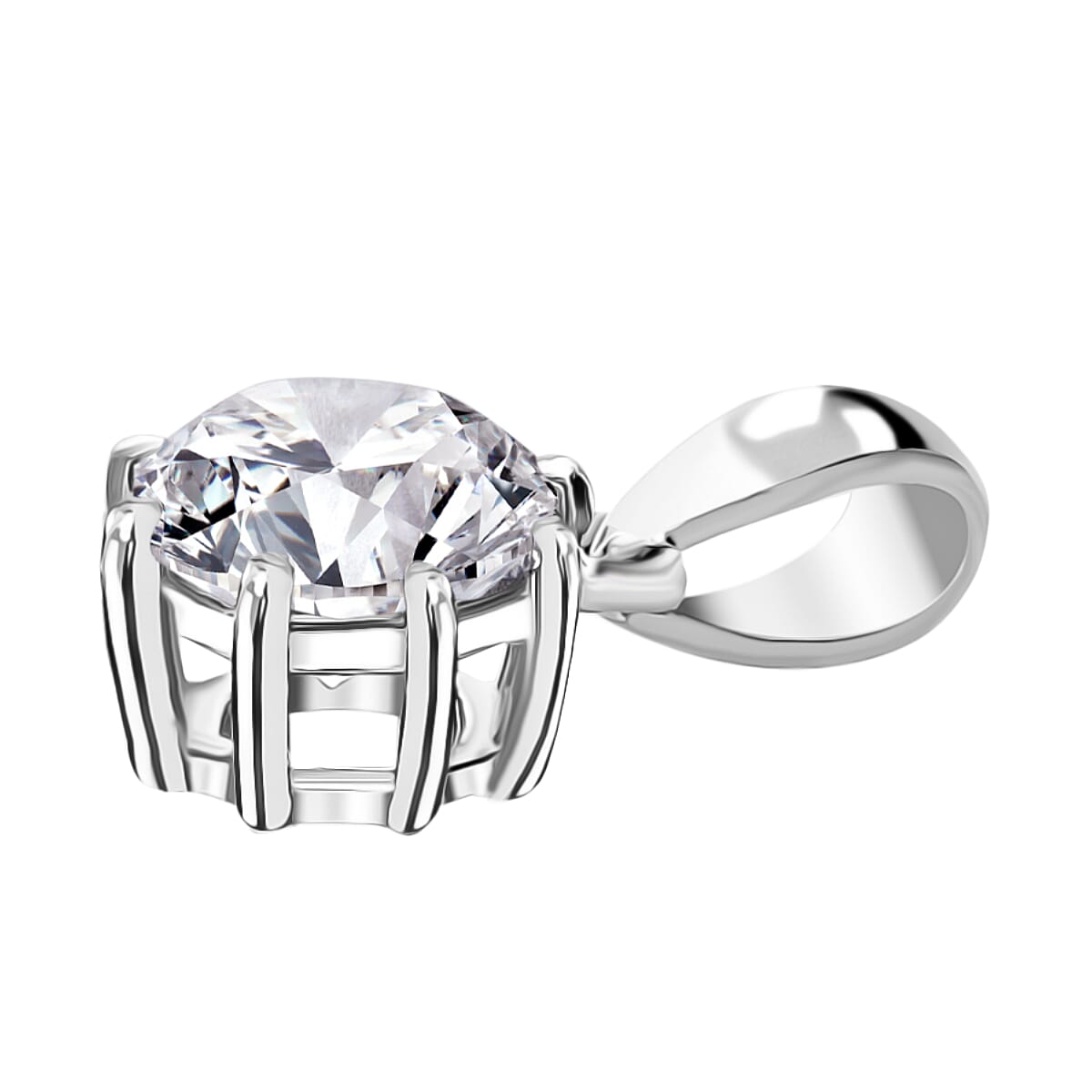 Luxuriant Diamond 950 Platinum SGL Certified (VS-G-H) Lab Grown Diamond Pendant 1.02 Ct.