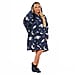 Spot Print Hoodie Blanket