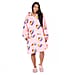Spot Print Hoodie Blanket