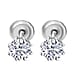 LUXURIANT 1 Ct. Lab Grown Diamond Earring with Screw Back in 950 Platinum SGL Certified