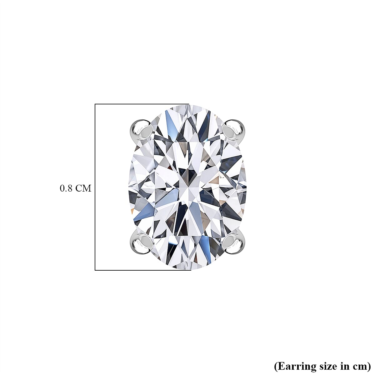 Luxuriant Diamond-2.04 Ct. Lab Grown Diamond Stud Solitaire Earrings in 950 Platinum, SGL Certified