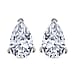 LUXURIANT Diamond 950 Platinum SGL Certified Lab Grown Diamond (VS/G-H) Earring With Screw Back 2.0 Ct.
