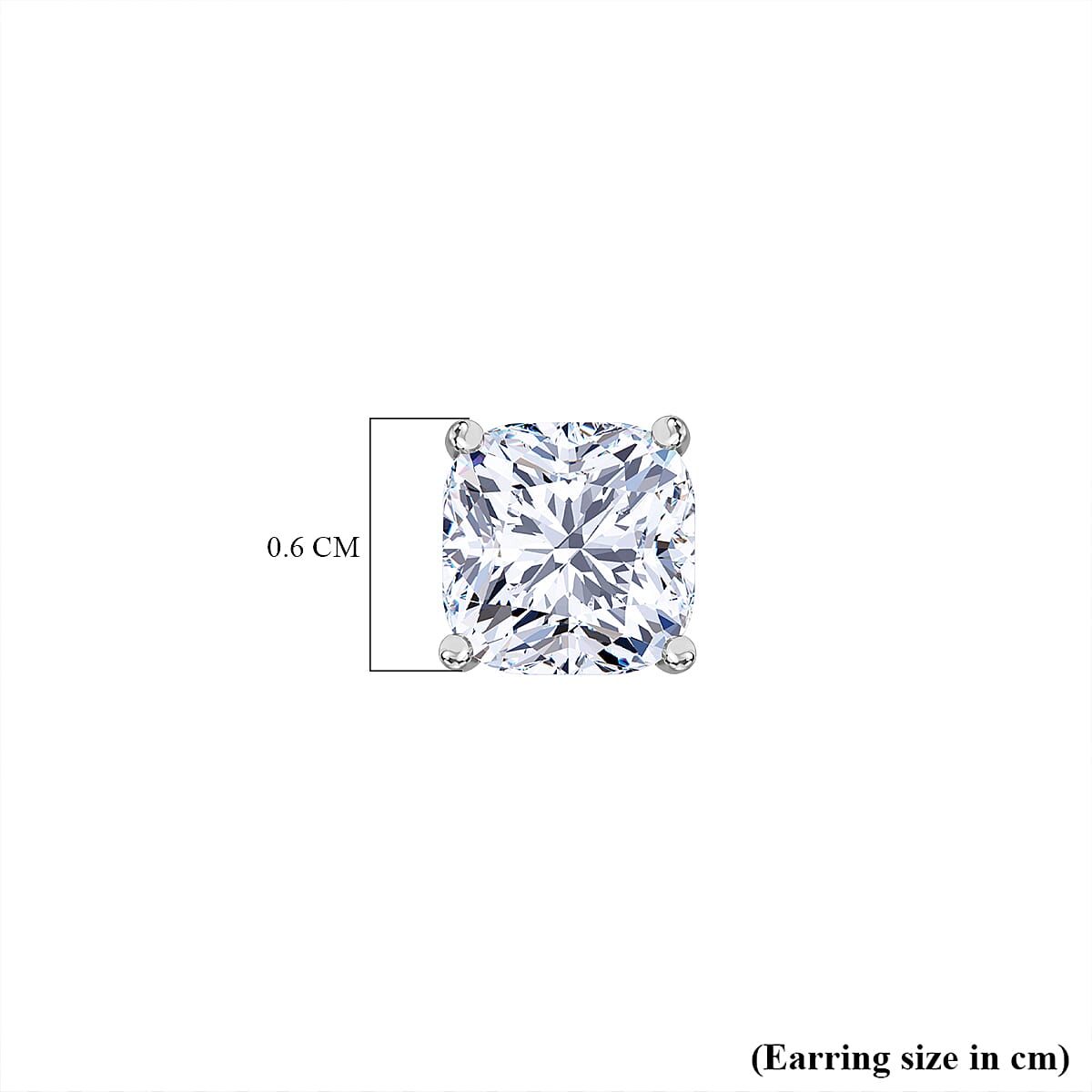 Luxuriant Diamond 950 Platinum SGL Certified Lab Grown Diamond (VS-G-H) Earring 2.0 Ct.