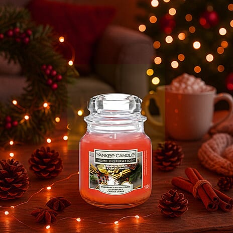 One Time Closeout -Yankee Home Inspiration Candle 104g - Glistening Christmas