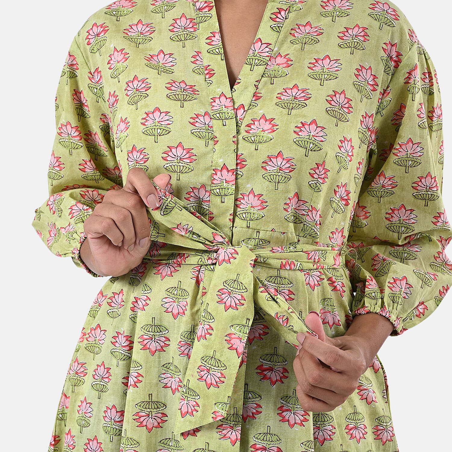 La Marey Cotton Block Dress