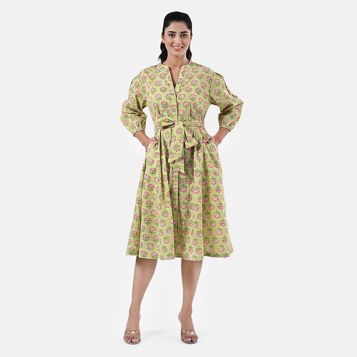 La Marey Cotton Block Dress