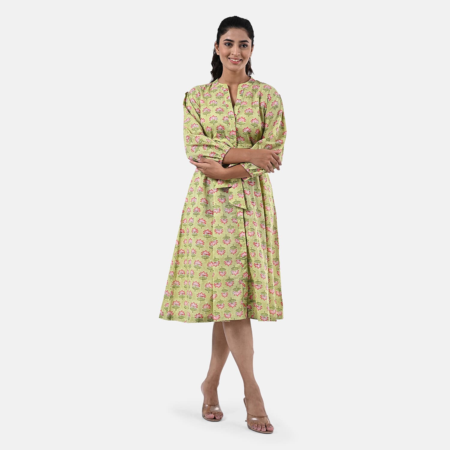 La Marey Cotton Block Dress