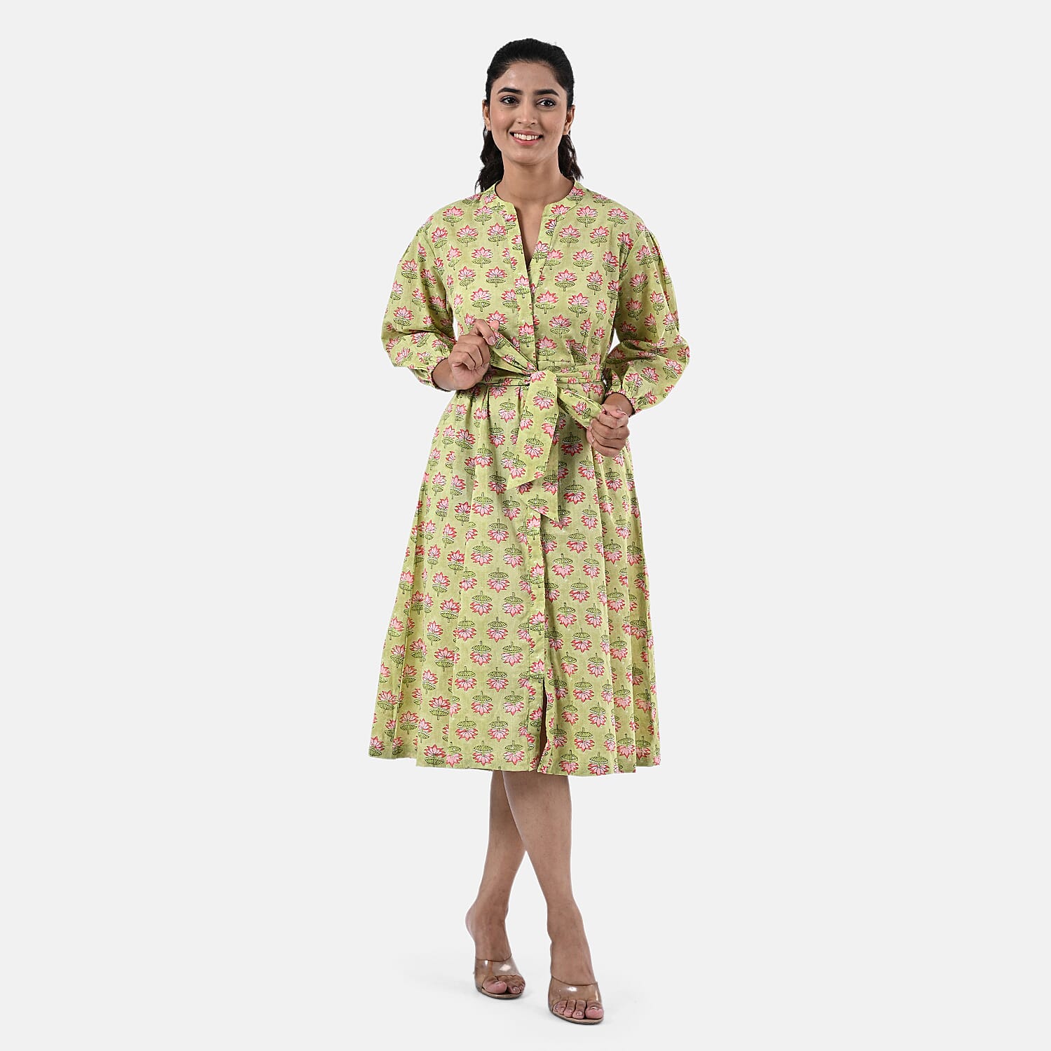 La Marey Cotton Block Dress