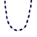 Black Obsidian & White Fresh Water Pearl Necklace (Size - 18-2 Ext) with Lobster Clasp 150.0 Ct