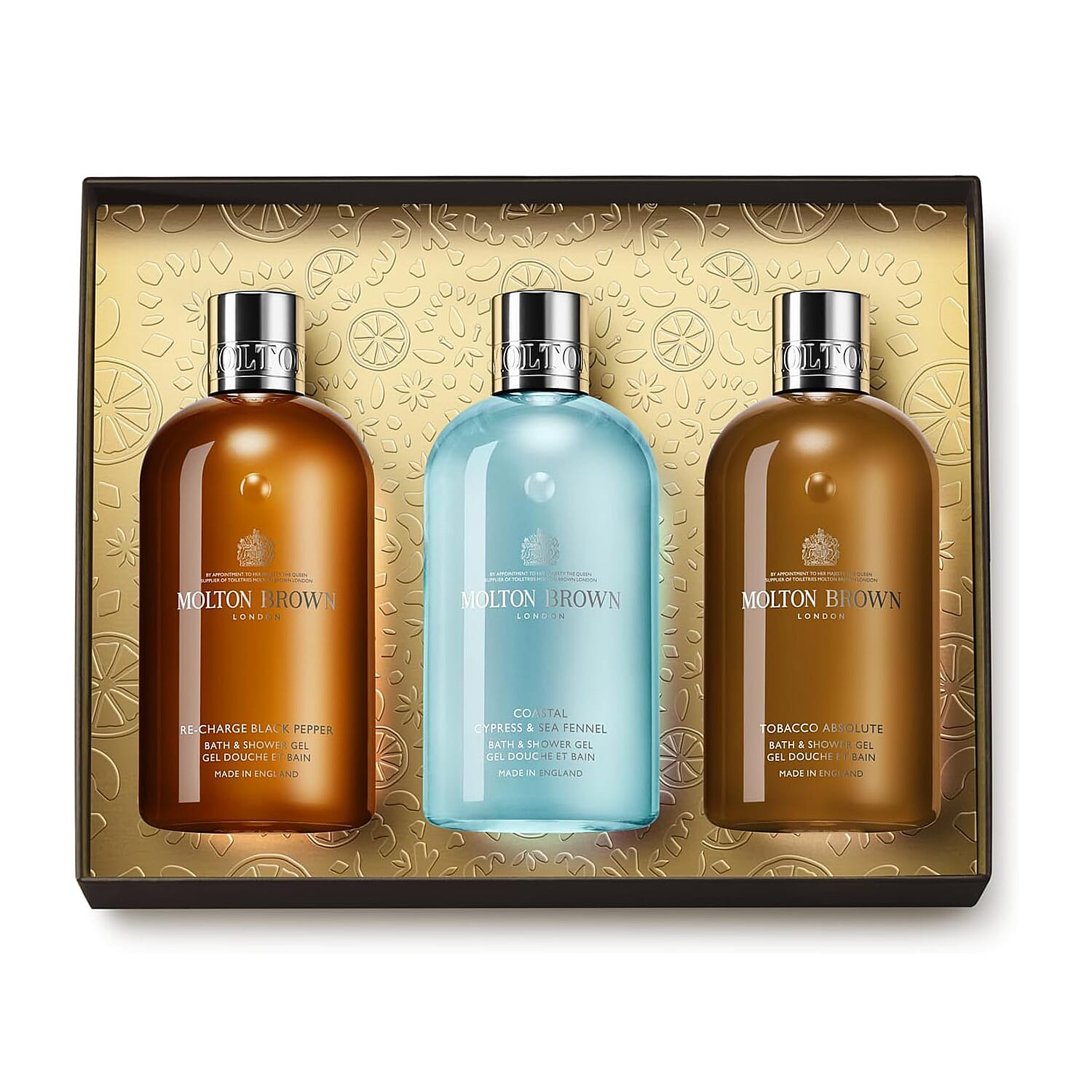 Molton Brown Woody and Aromatic Body Care 3 Piece Gift Set - Brown (300ml each)