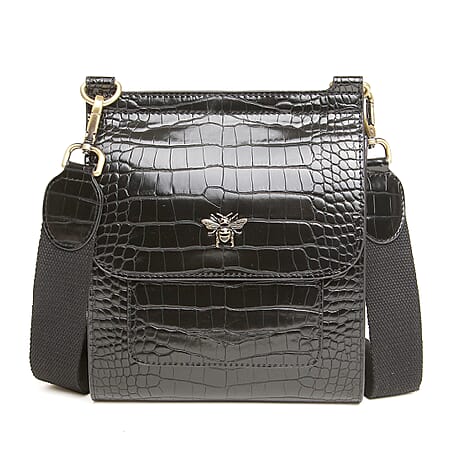 Alice Wheeler Bloomsbury Crossbody Bag - Black