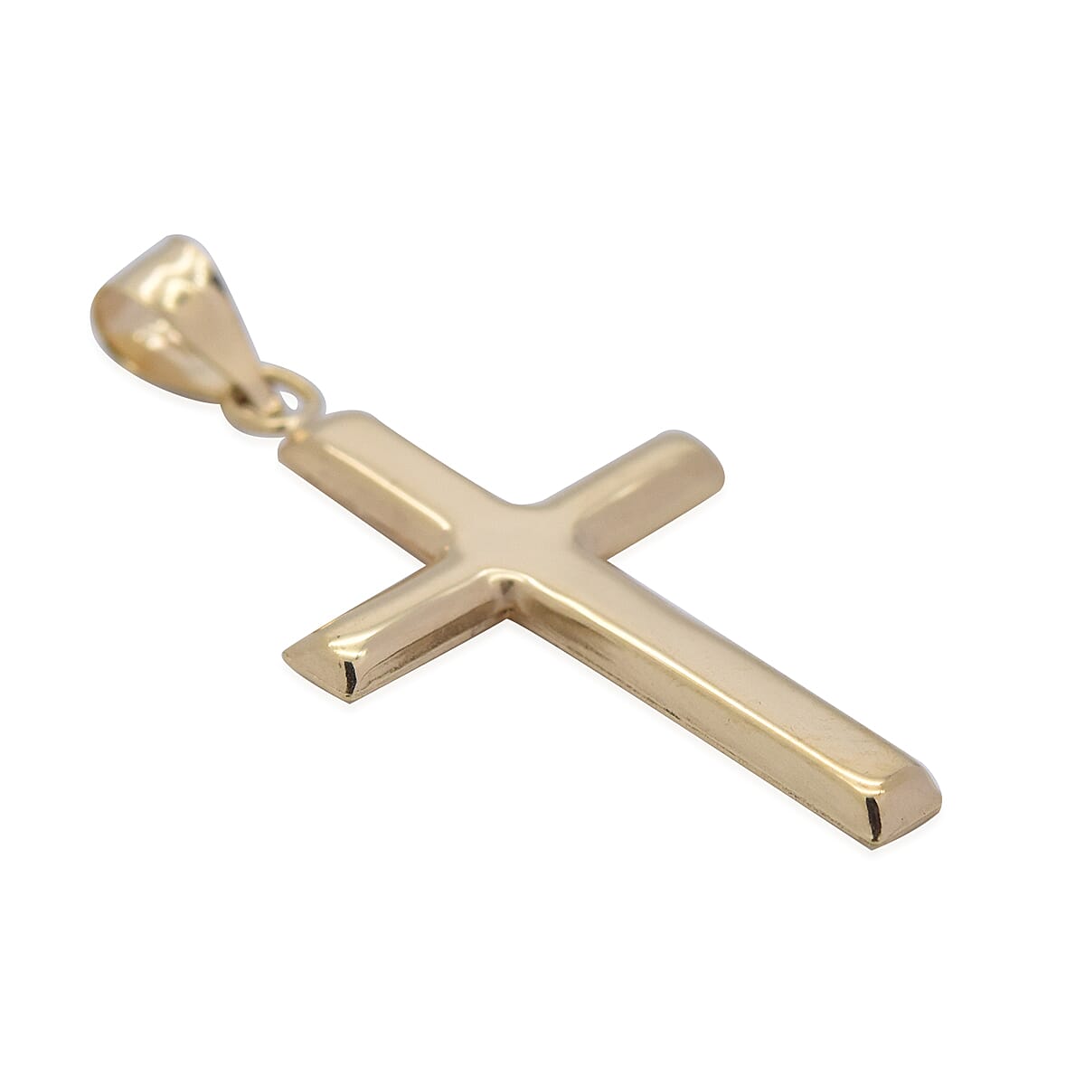 Hatton Garden Closeout - 9K Yellow Gold Cross Pendant
