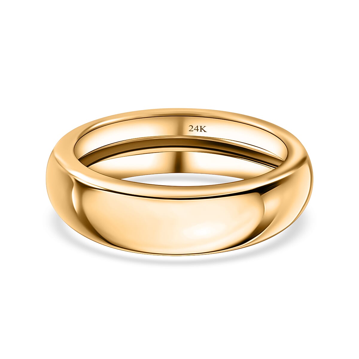 Doorbuster Deal- 24K Yellow Gold Band Ring (99.9% Gold Purity)