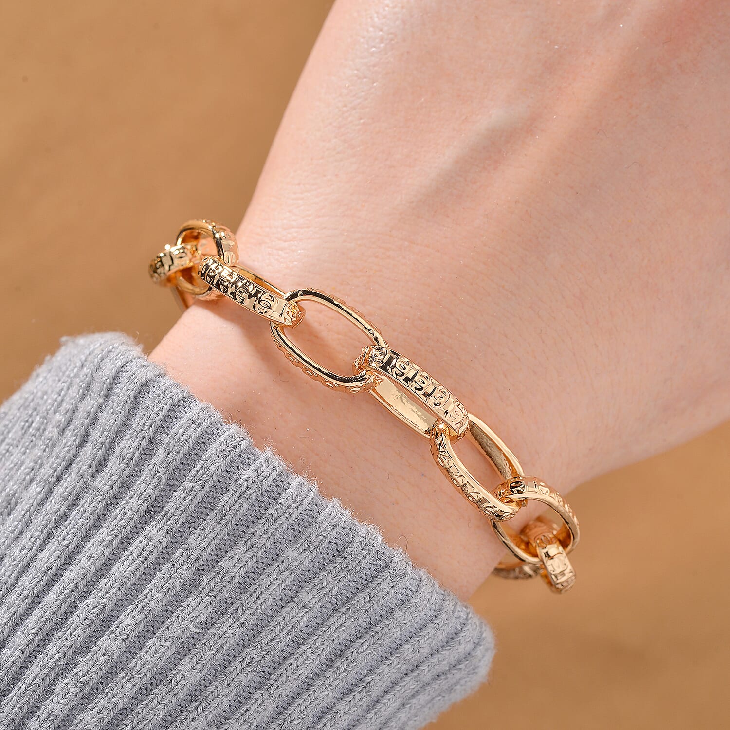 Paperclip Bracelet (Size - 7.5-2 Ext) With Lobster Clasp