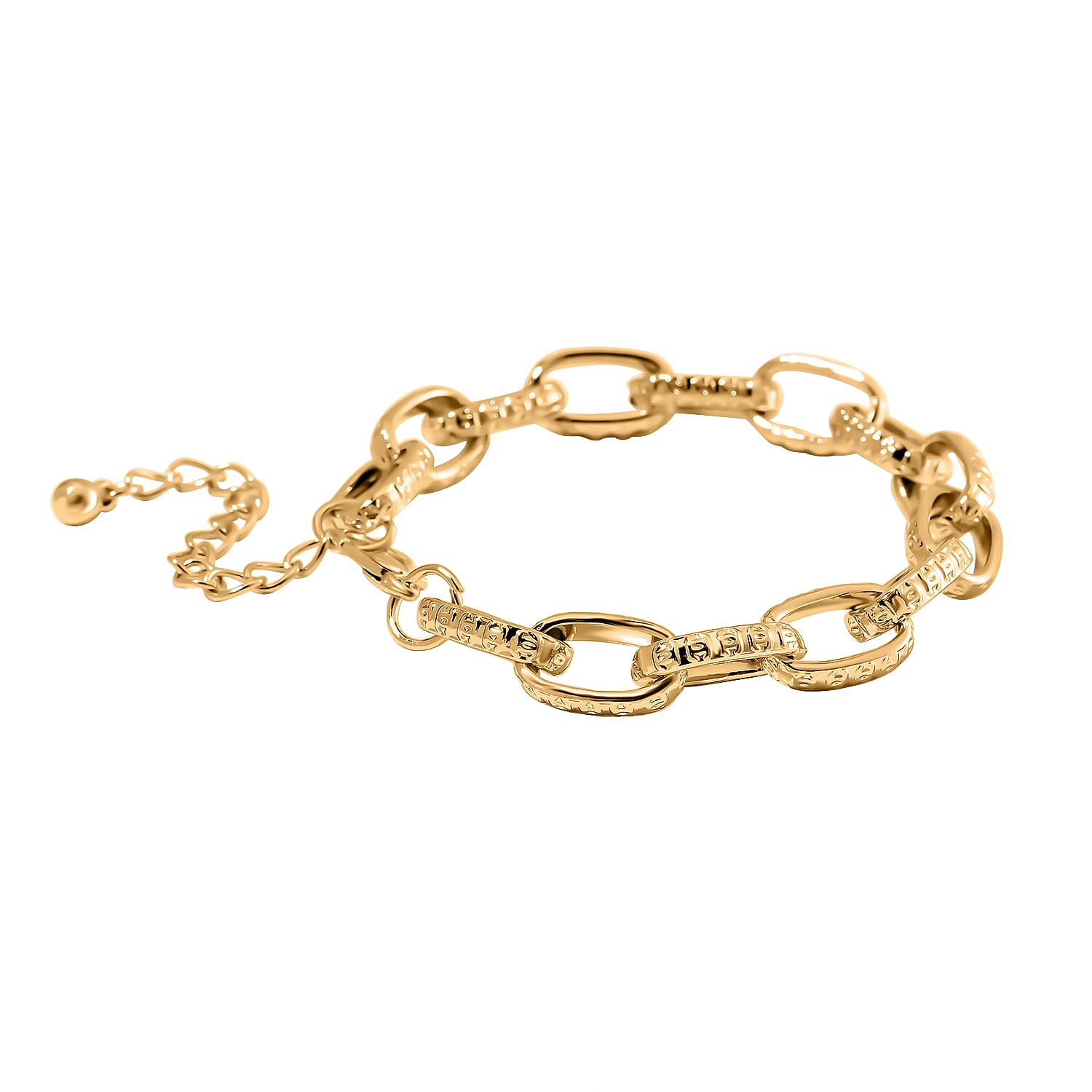 Paperclip Bracelet (Size - 7.5-2 Ext) With Lobster Clasp