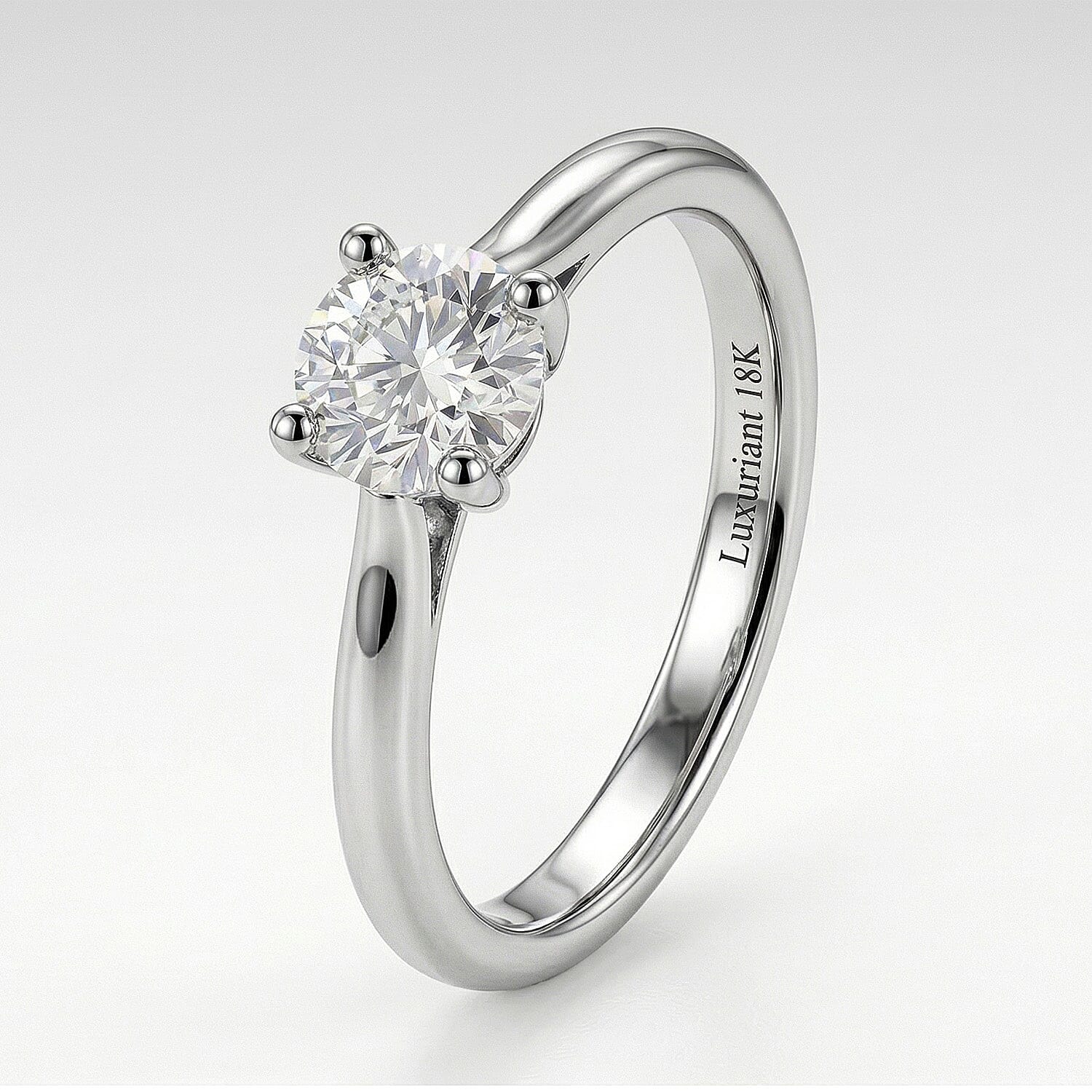 Luxuriant Diamond  9K Gold SGL Certified VS-GH Lab Grown Diamond  Ring