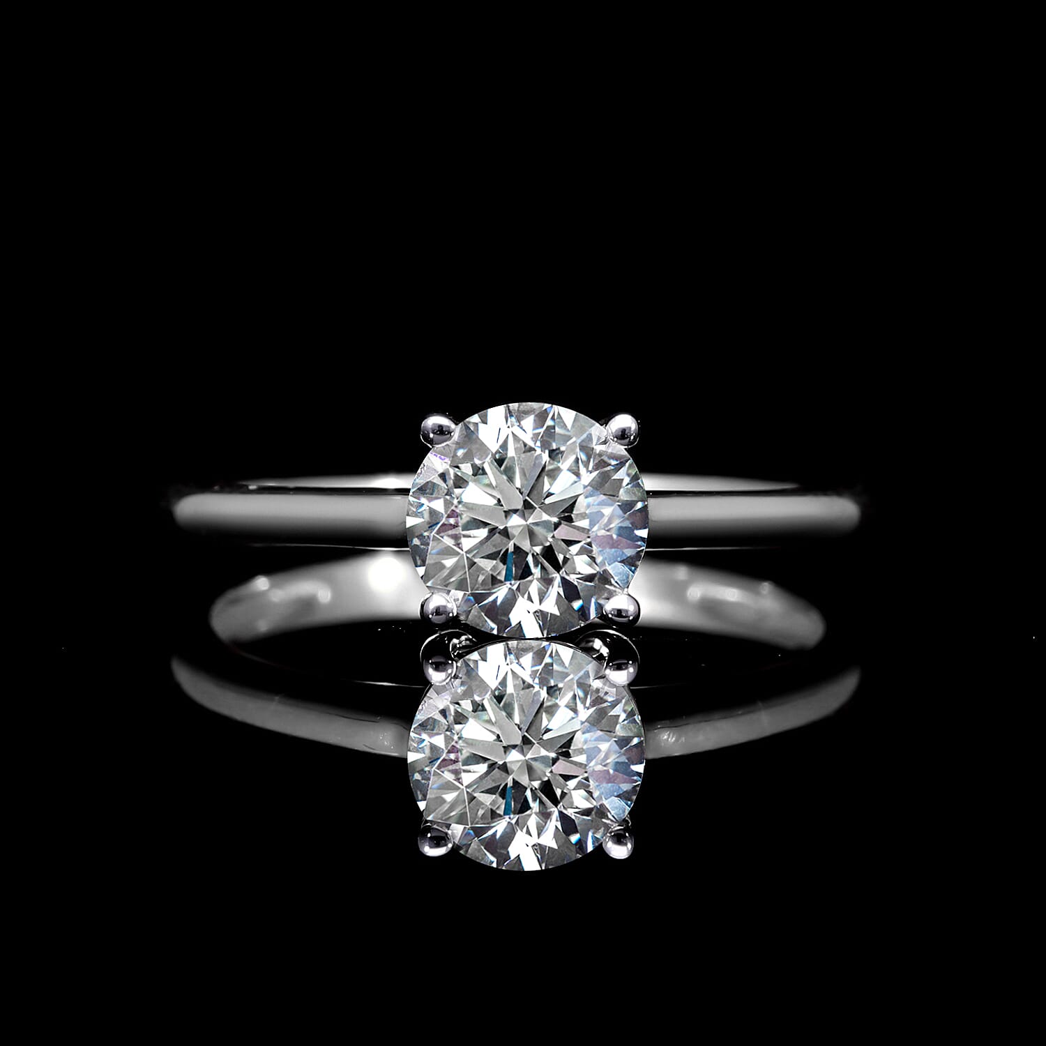 Luxuriant Diamond  9K Gold SGL Certified VS-GH Lab Grown Diamond  Ring