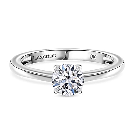 Luxuriant Diamond-1 Ct. Lab Grown Diamond Solitaire Ring in 9K Gold, SGL Certified