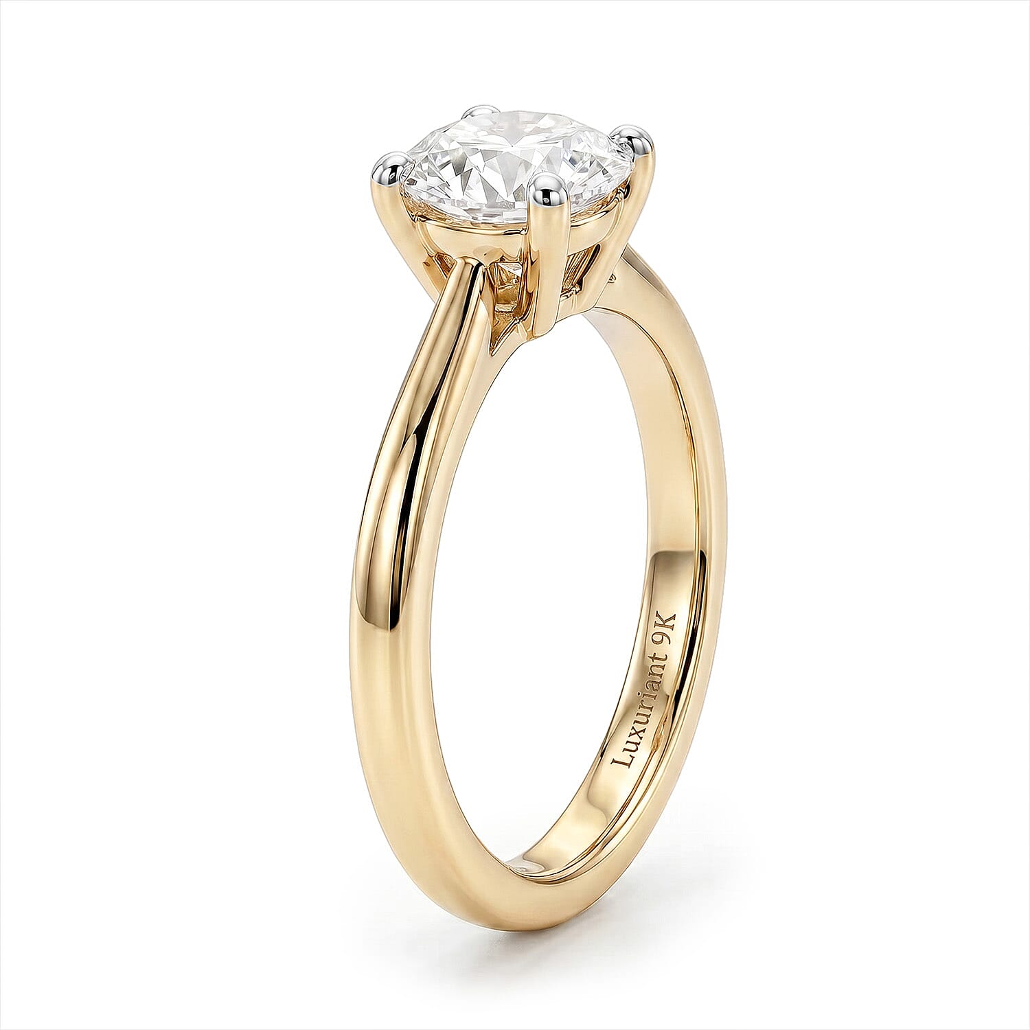 Luxuriant Diamond  9K Gold SGL Certified VS-GH Lab Grown Diamond  Ring