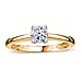 Luxuriant Diamond-1 Ct. Lab Grown Diamond Solitaire Ring in 9K Gold, SGL Certified
