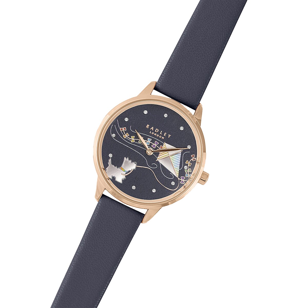 Radley Responsible Quartz Movt. 3ATM WR Ladies Watch with Blue Colour Leather Strap