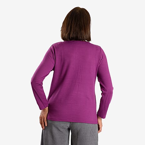 Closeout Deal  Blouse - Purple