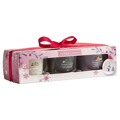 Yankee Candle Gift Set | Set of 3 Scented Candles Christmas Gift Set