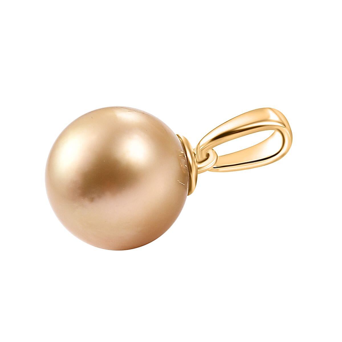 9K Yellow Gold Premium South Sea Pearl Pendant