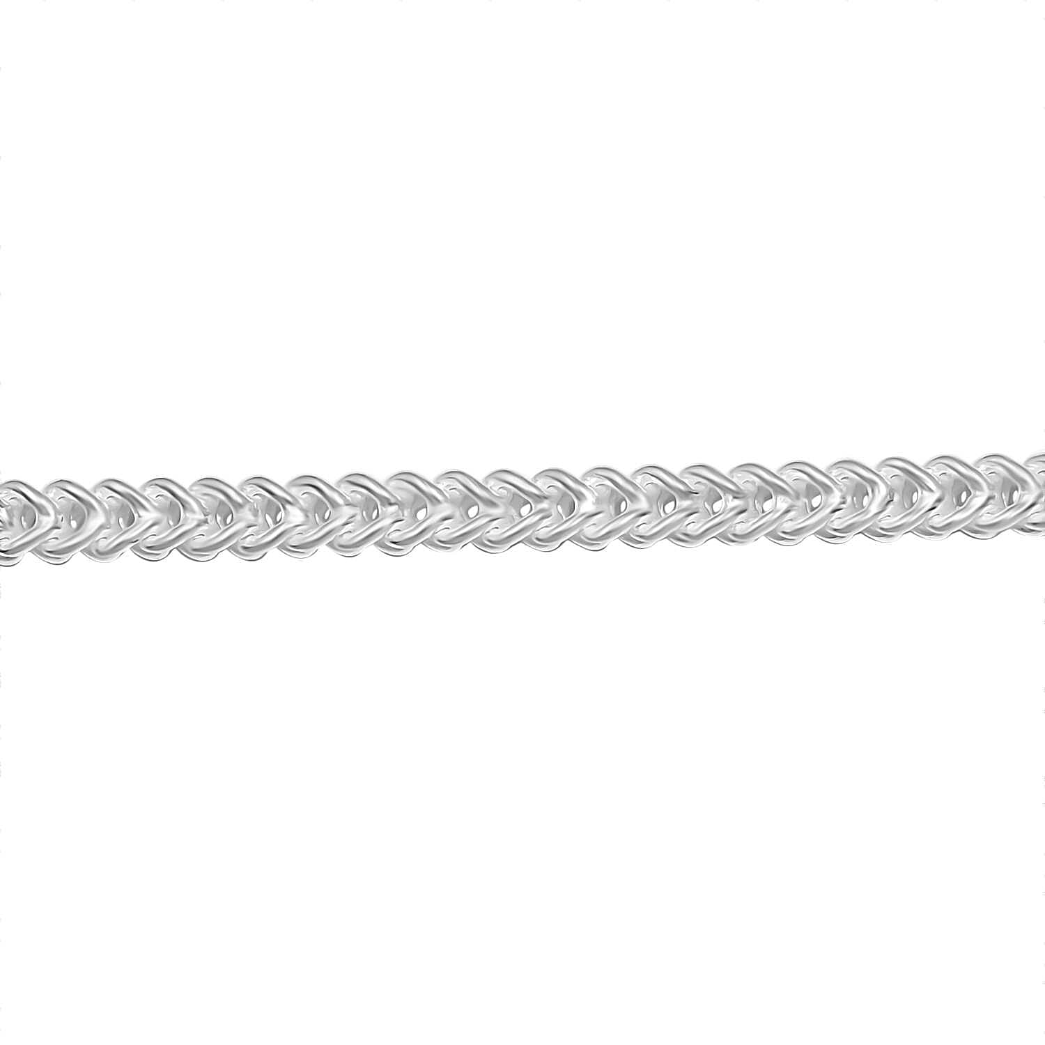 One Time Deal - Sterling Silver Franco Necklace (Size - 20) Silver Wt. 25.00 Gms.