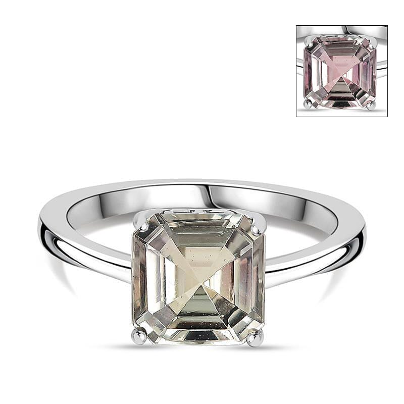 Tony Diniz Collection - RHAPSODY 950 Platinum AAAA Turkizite Solitaire Ring 2.88 Ct