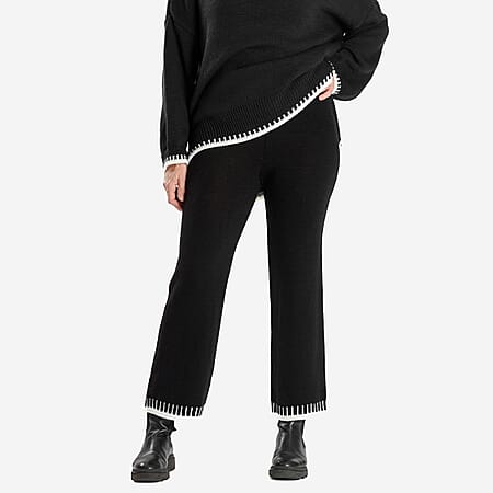 New Collection Loungewear Trouser (One Size, 8-18) - Black