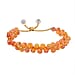 Champagne AB Color & White Crystal Bracelet