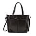 Closeout Deal - 100% Genuine Leather Tote Bag with Shoulder Strap - Brown