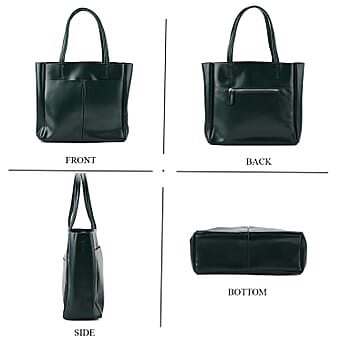 https://tjcuk.sirv.com/Products/79/8/7987984/Leather-Patterned-Tote-Bag-Size-31x13x27-cm-Green-Brown_7987984_3.jpg?w=342&h=342
