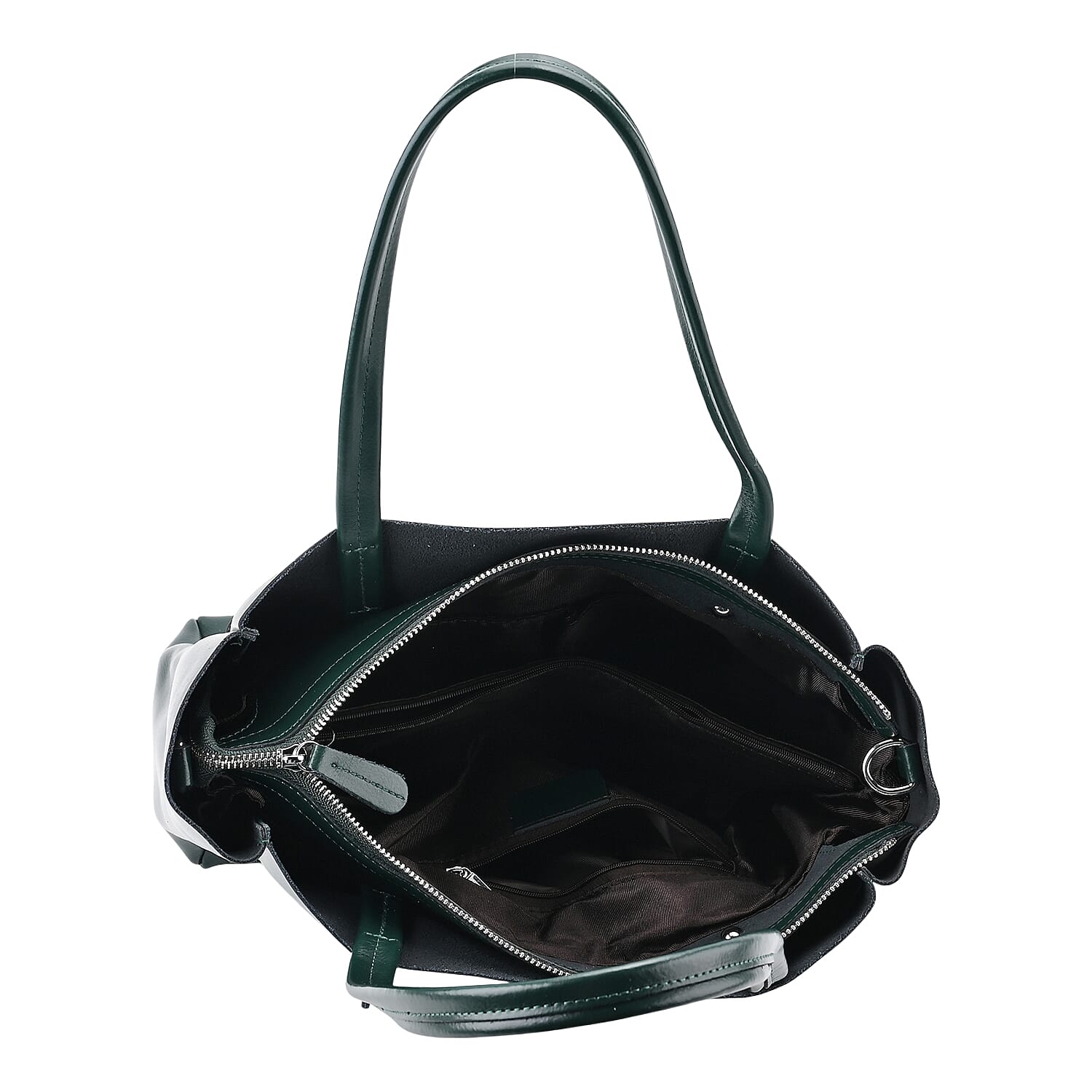 Closeout Deal Genunie Leather Tote Bag - Green