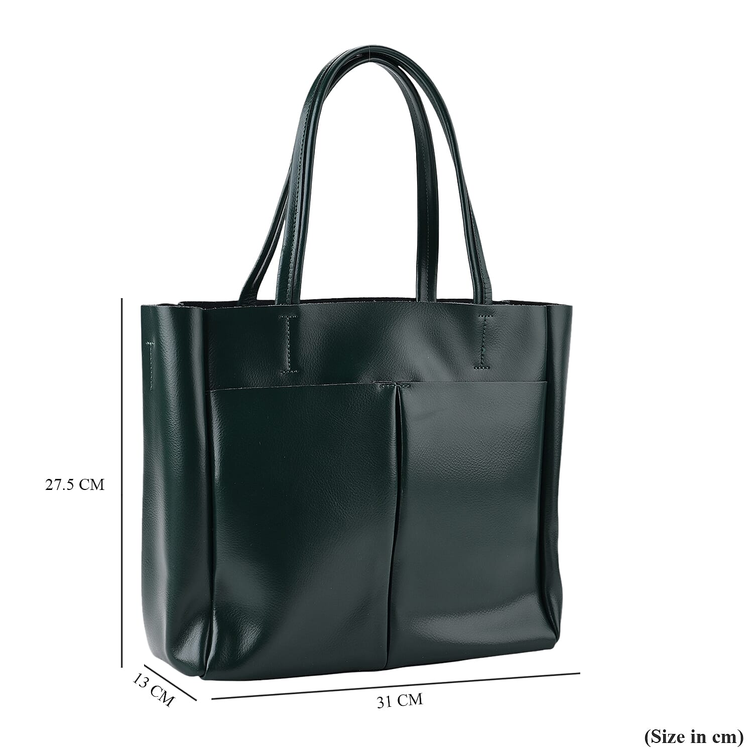 Closeout Deal Genunie Leather Tote Bag - Green