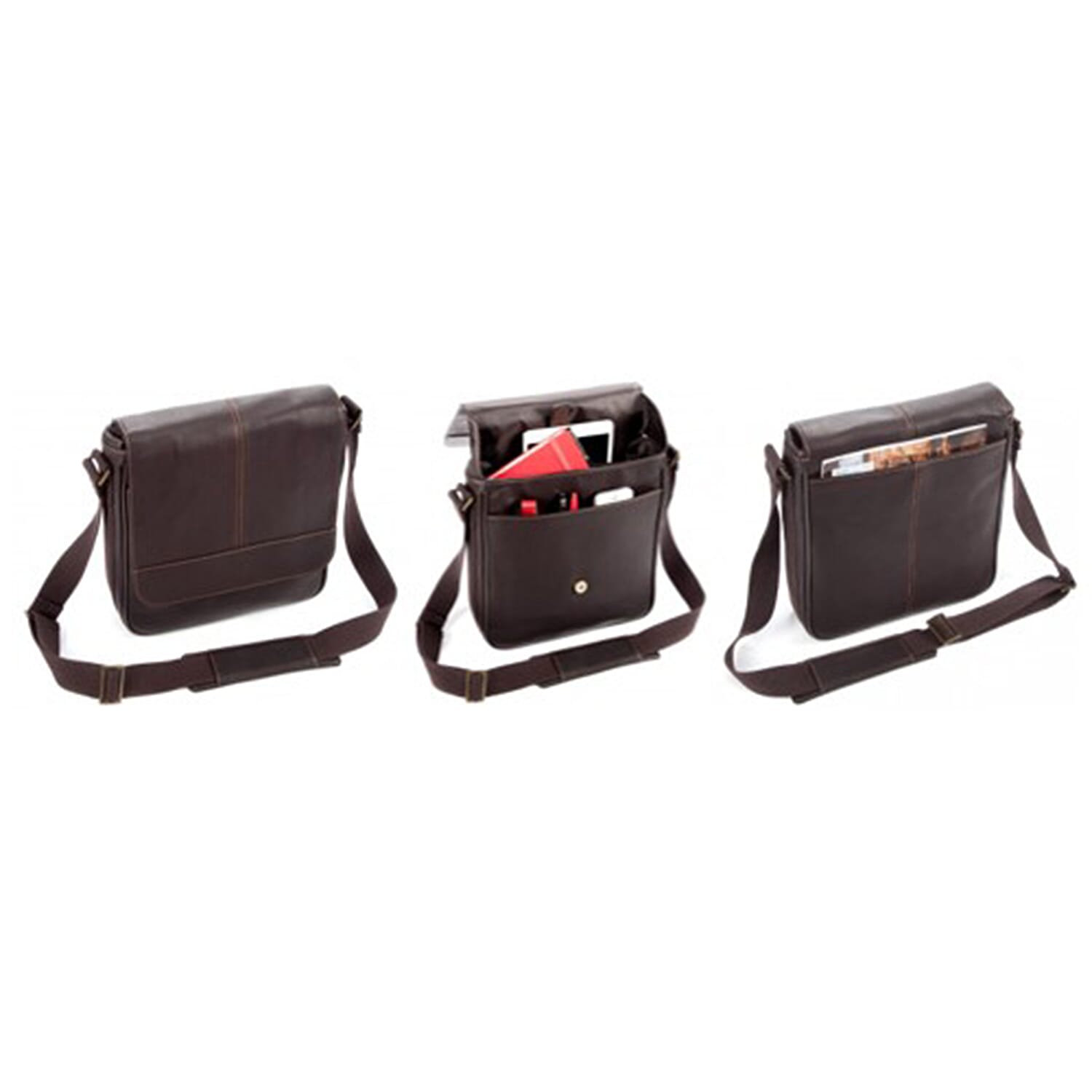 Falcon Colombian Leather 10.1 Satchel  - Brown