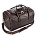 Falcon Colombian Leather Holdall - Black