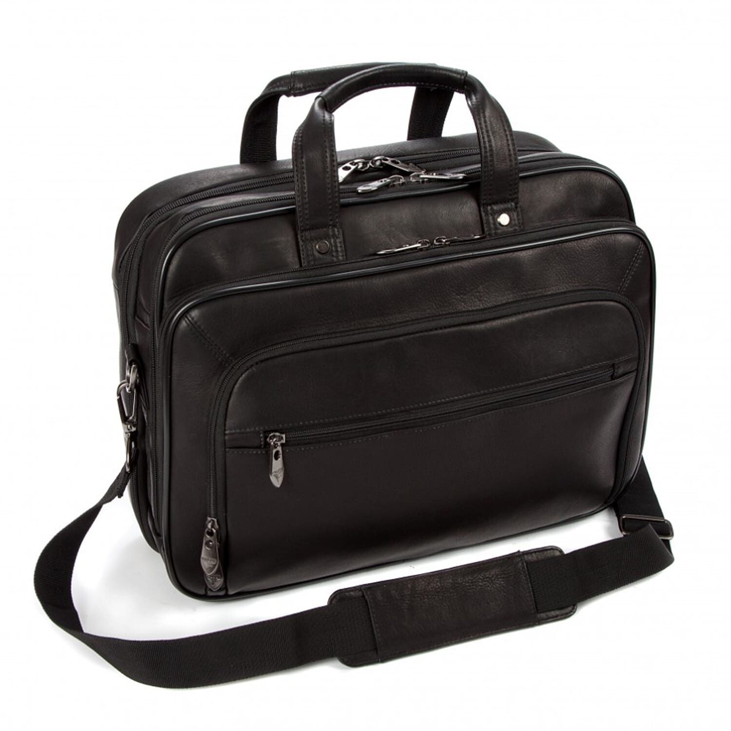 Falcon Colombian Leather 15.6 Inch Laptop Briefcase